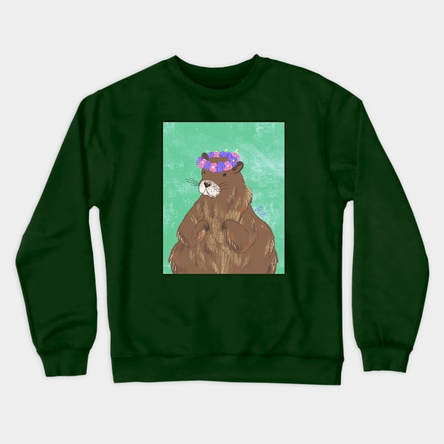 Marmot Crewneck Sweatshirt by seaeyedraw